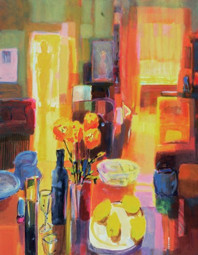 صباح في باريس ، 2000 (أكريليك على قماش) بواسطة مارتن ديسينت